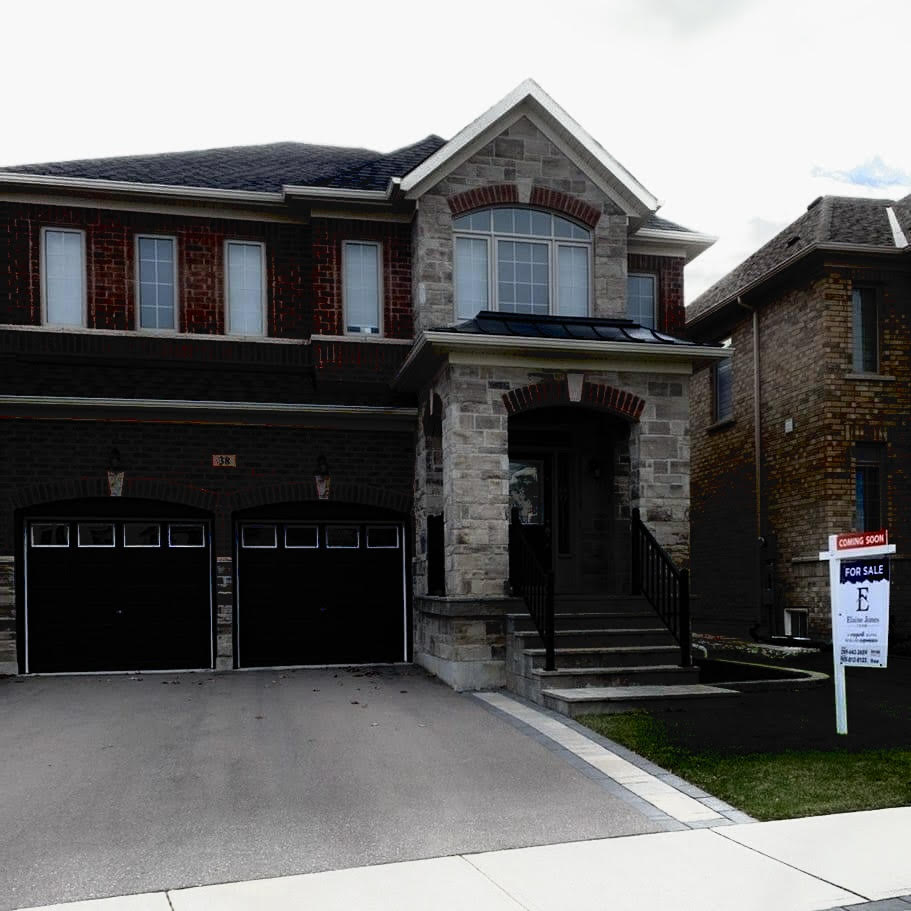 Image of a home that doesn't present the home well. The home is in shadows and difficult to see.